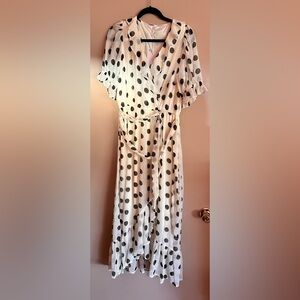 Brand New w/ tags Lauren Conrad Poka Dot Dress SZ L